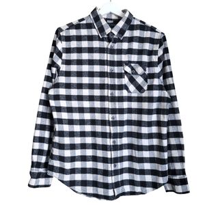 Five Four Flannel Plaid Button Down Shirts Long Sleeves Size Large in B